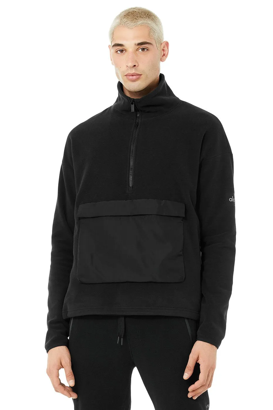 1/2 Zip Mammoth Polar Pullover - Black