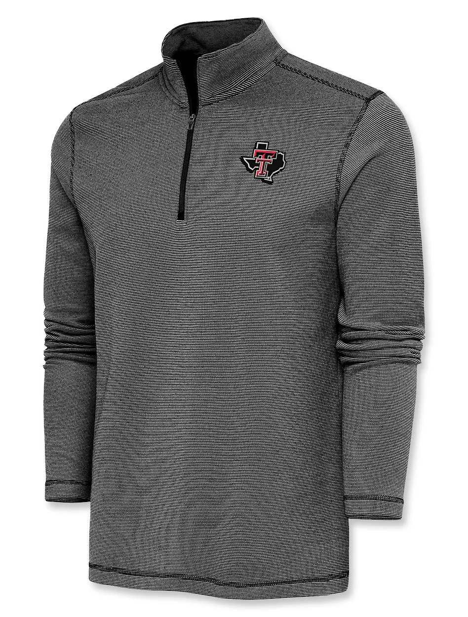 Antigua Texas Tech Pride "Shore Bunker" MEN'S 1/4 Zip Pullover