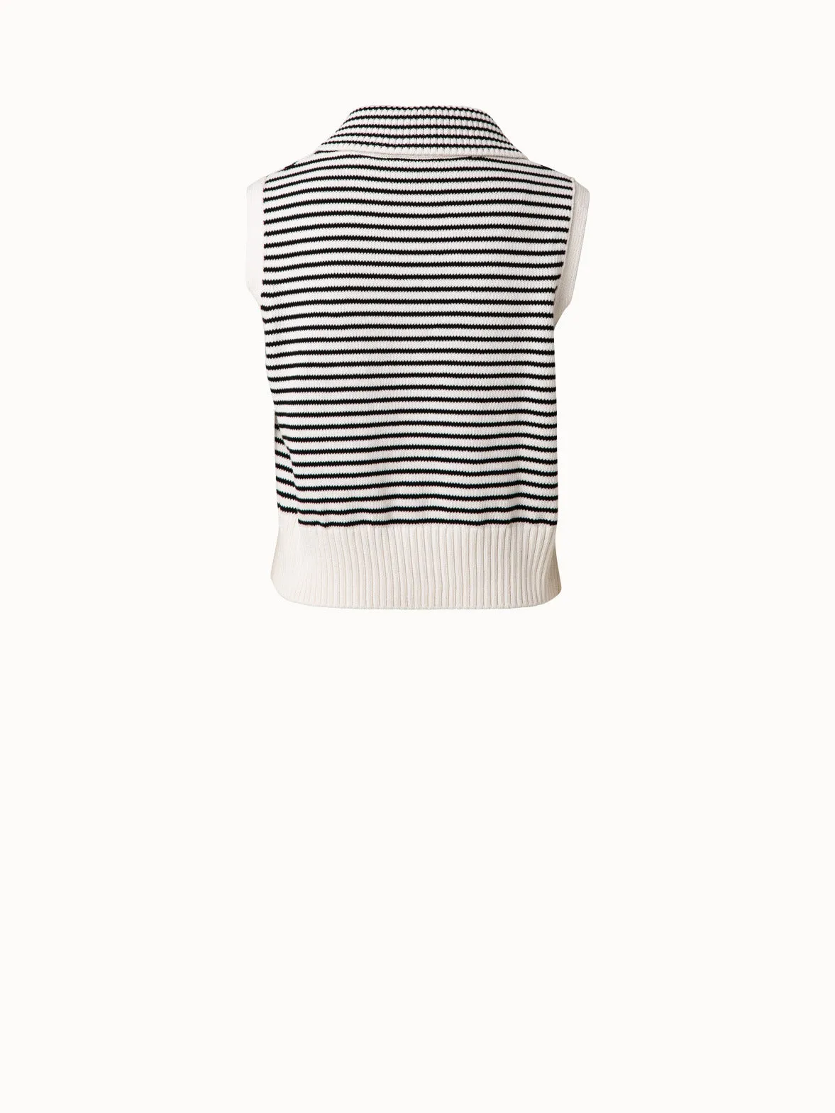 Boxy Sleeveless Knit Pullover