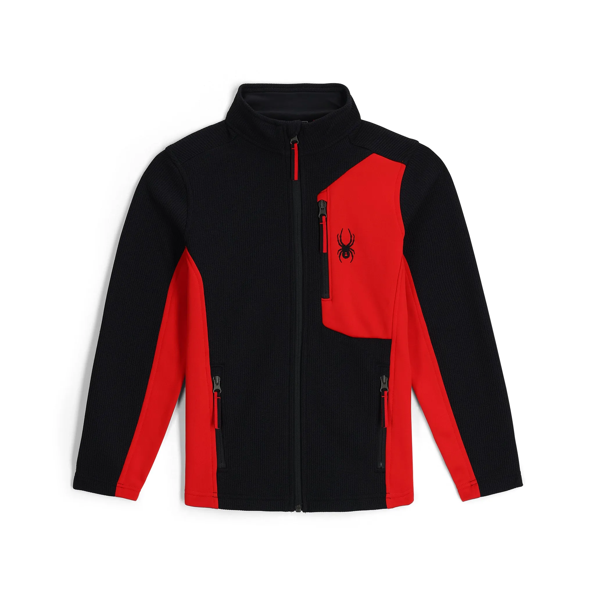 Boys Full Zip Bandit - Black