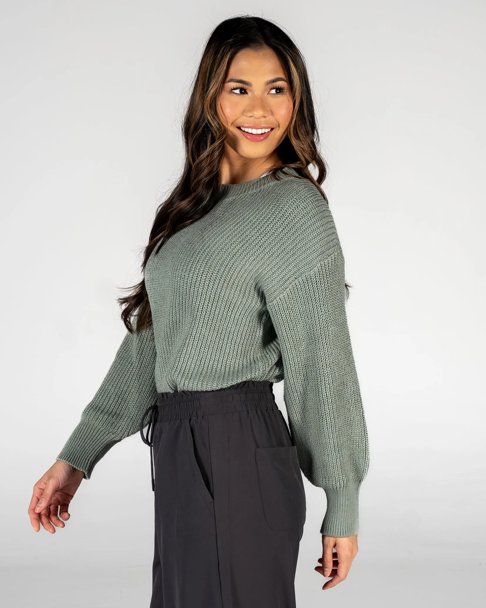 Catalina Sweater - Eucalyptus