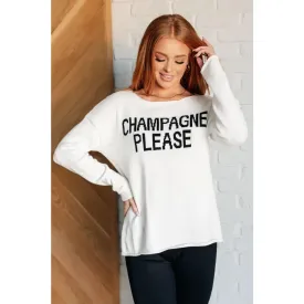 Champagne Please Lightweight Sweater