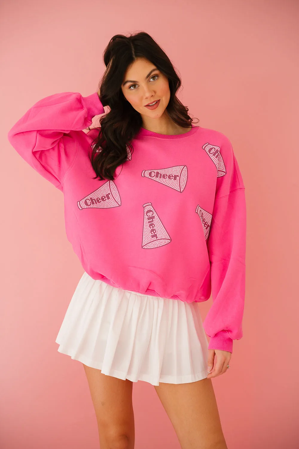 CHEER PINK PULLOVER