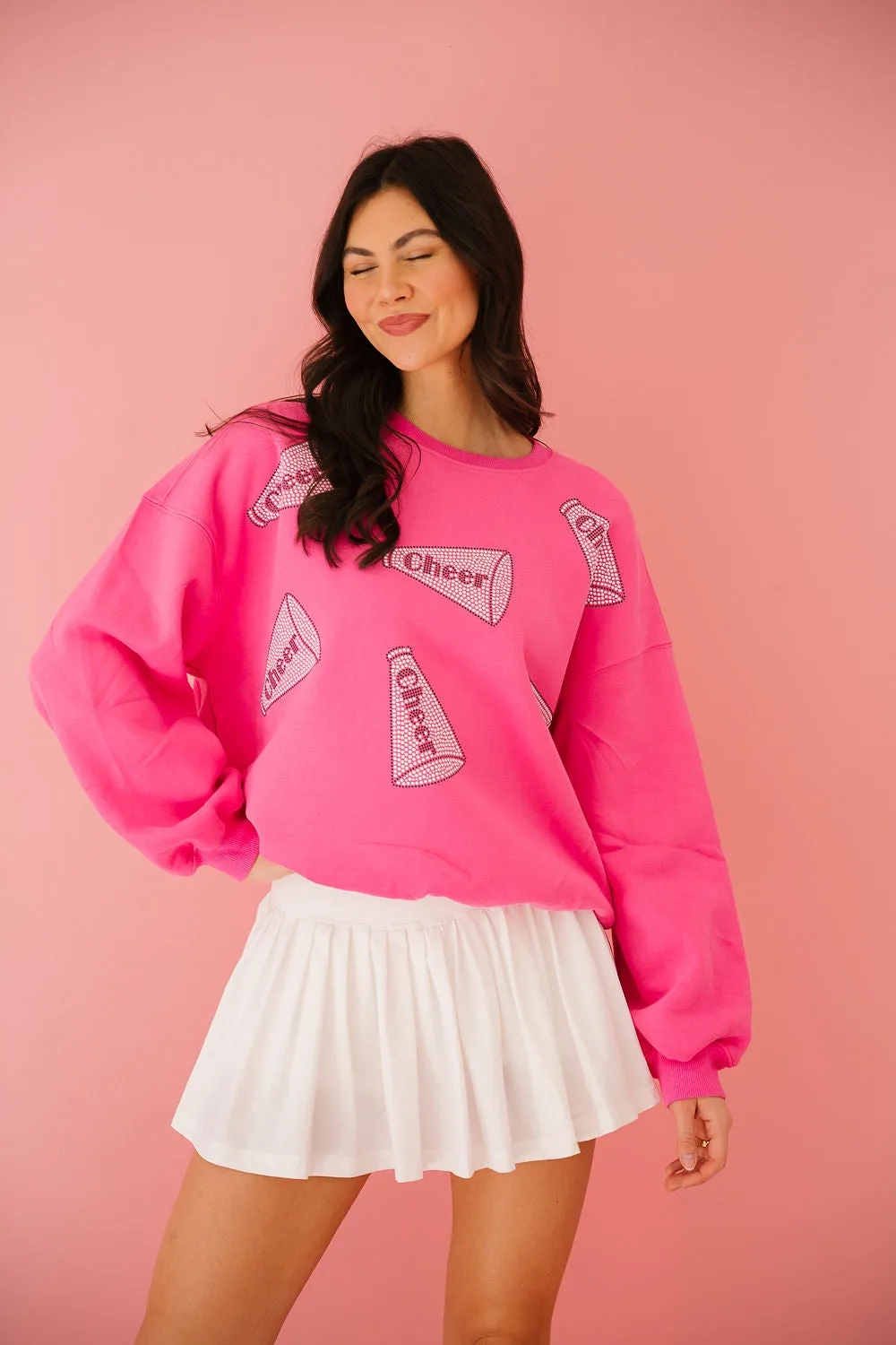 CHEER PINK PULLOVER