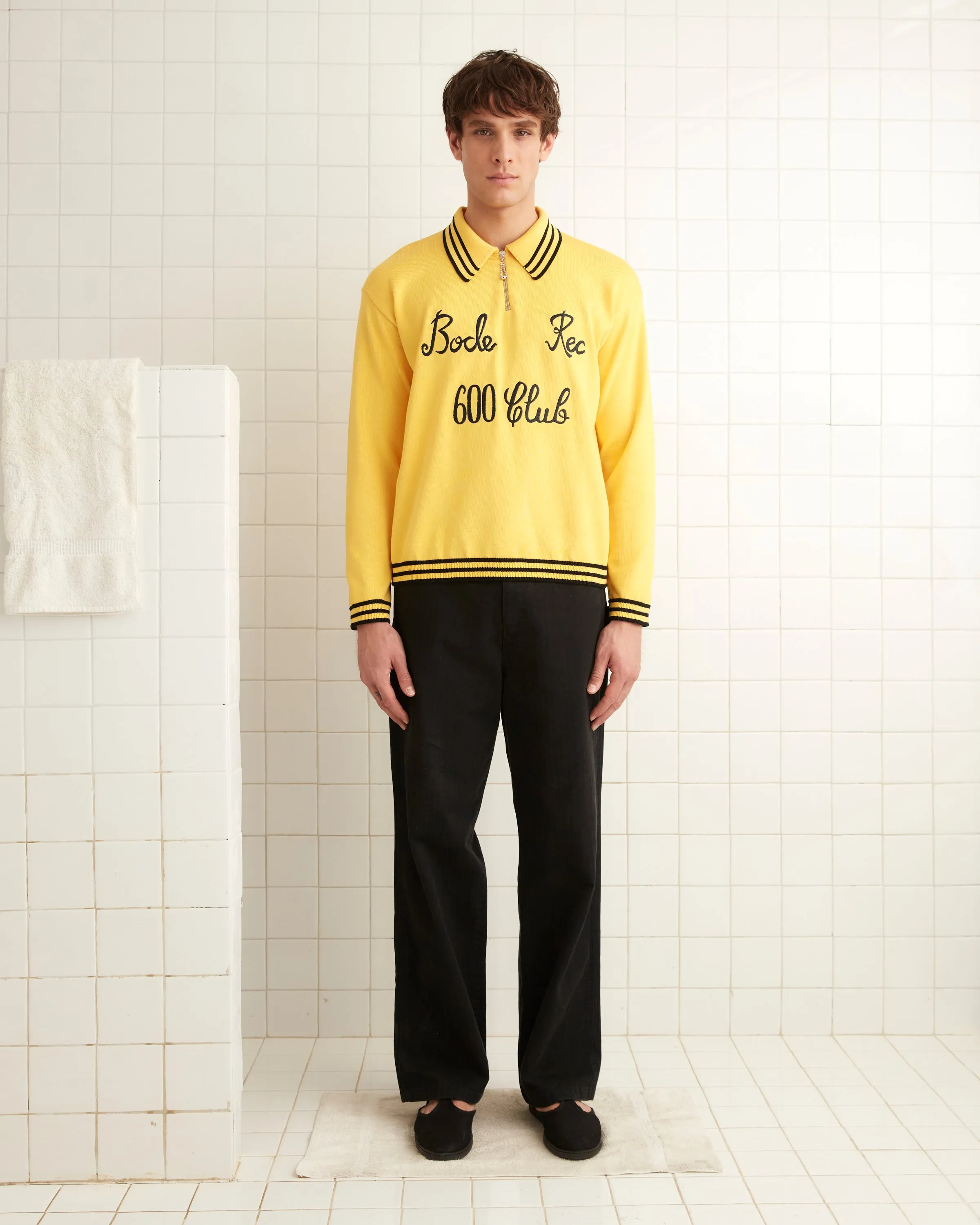 Club Long-Sleeved Polo - Yellow