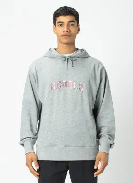 College Hood Sweatshirt Grey Melange