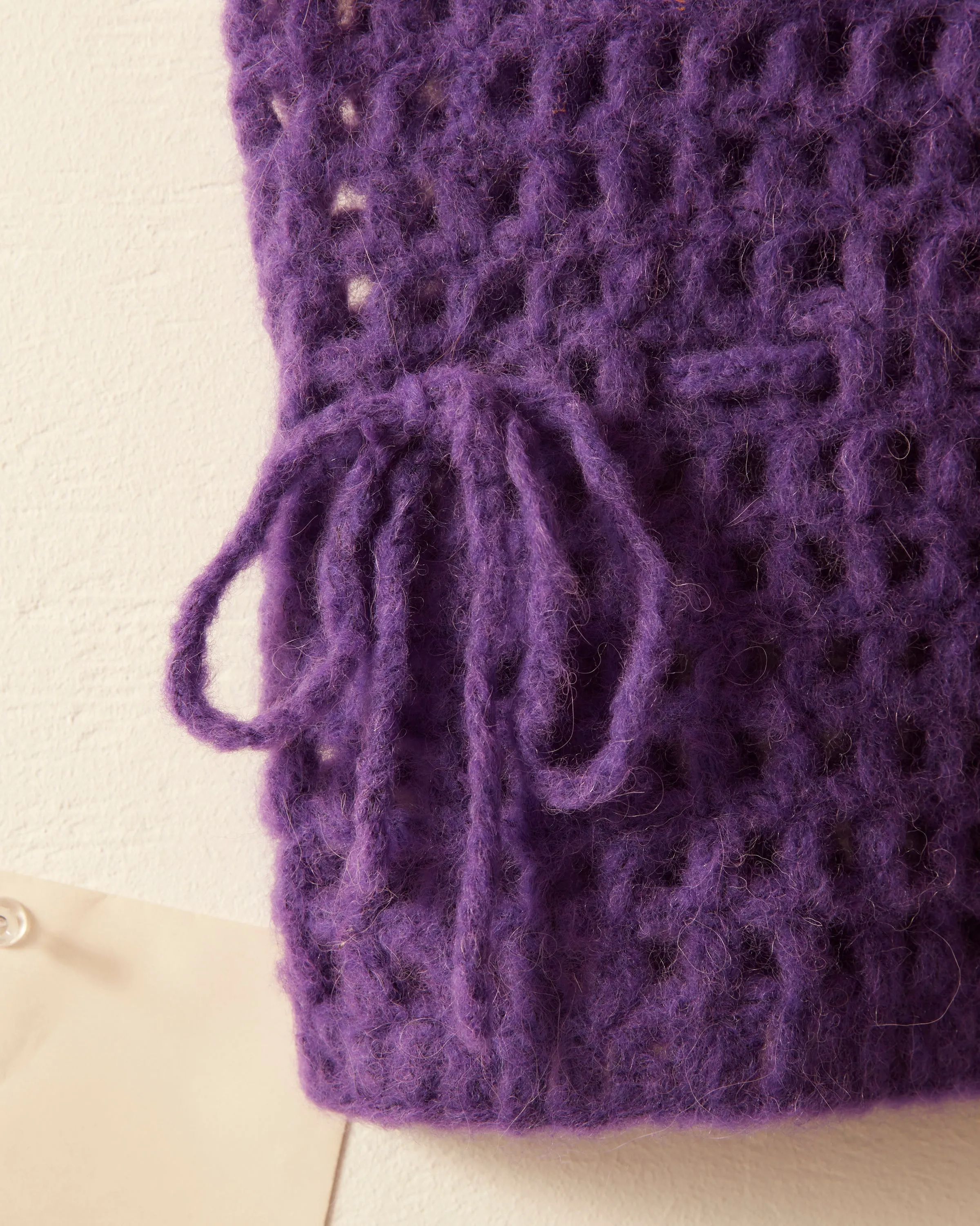 Crochet Vest - Purple