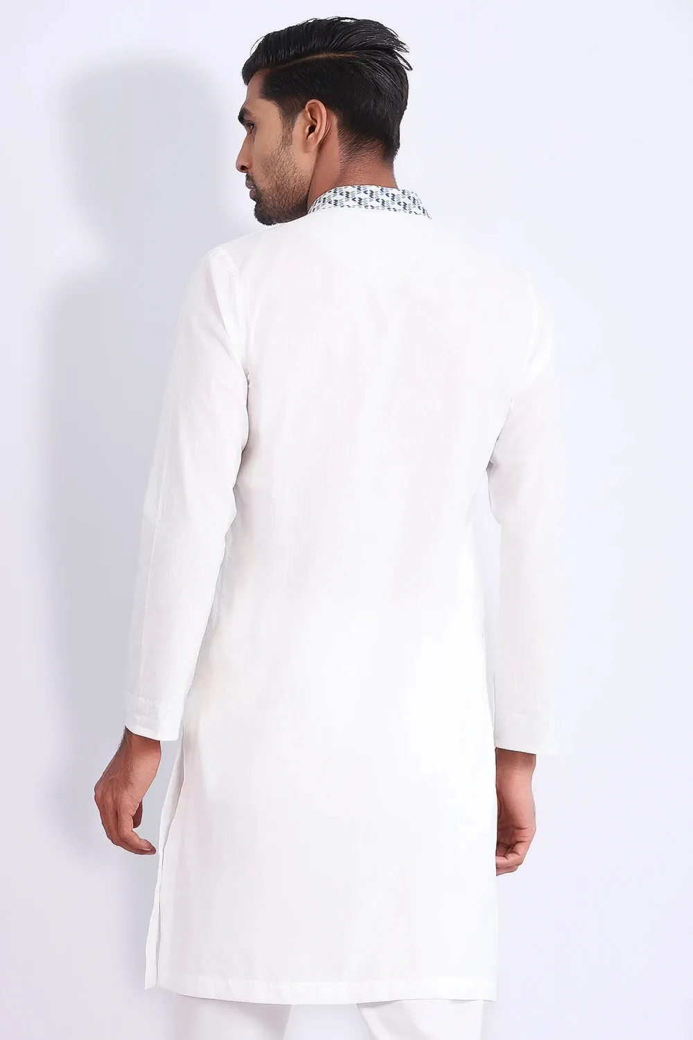 Cut & Sew Slim Fit Panjabi