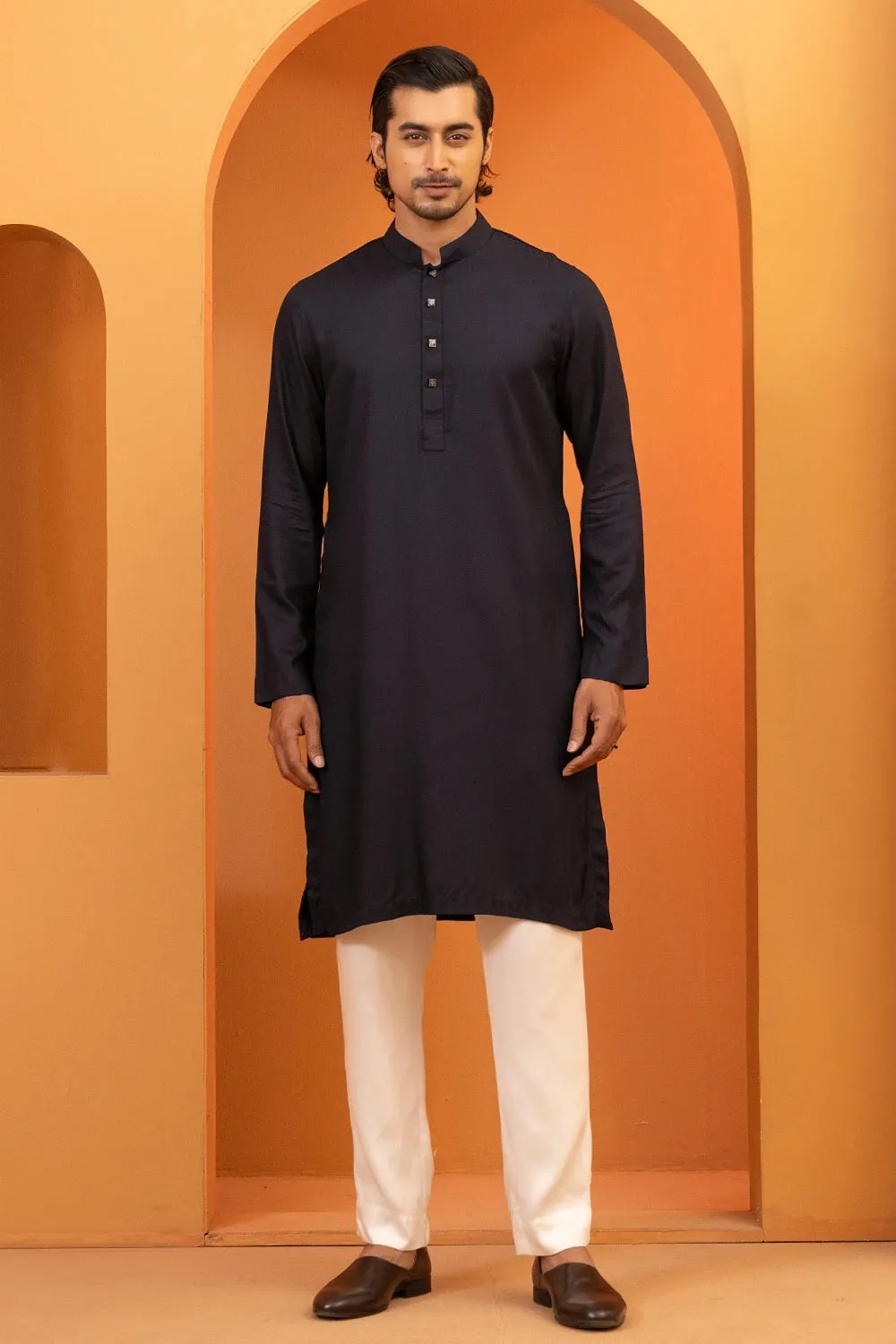 Cut & Sew Slim Fit Panjabi