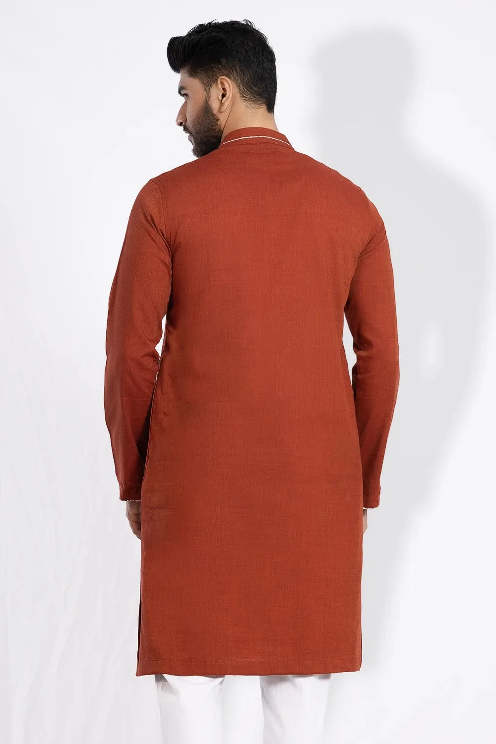 Cut & Sew Slim Fit Panjabi