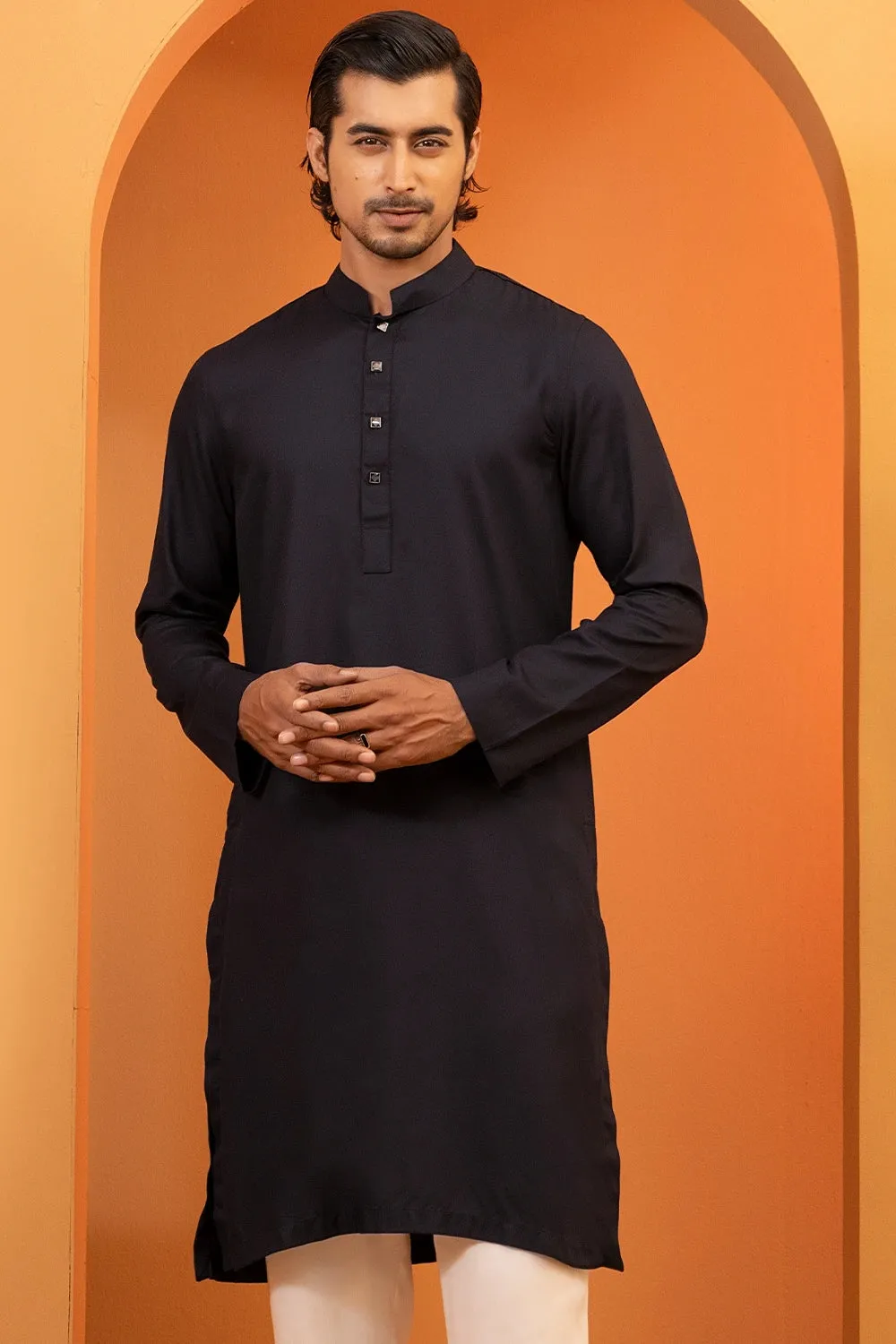 Cut & Sew Slim Fit Panjabi