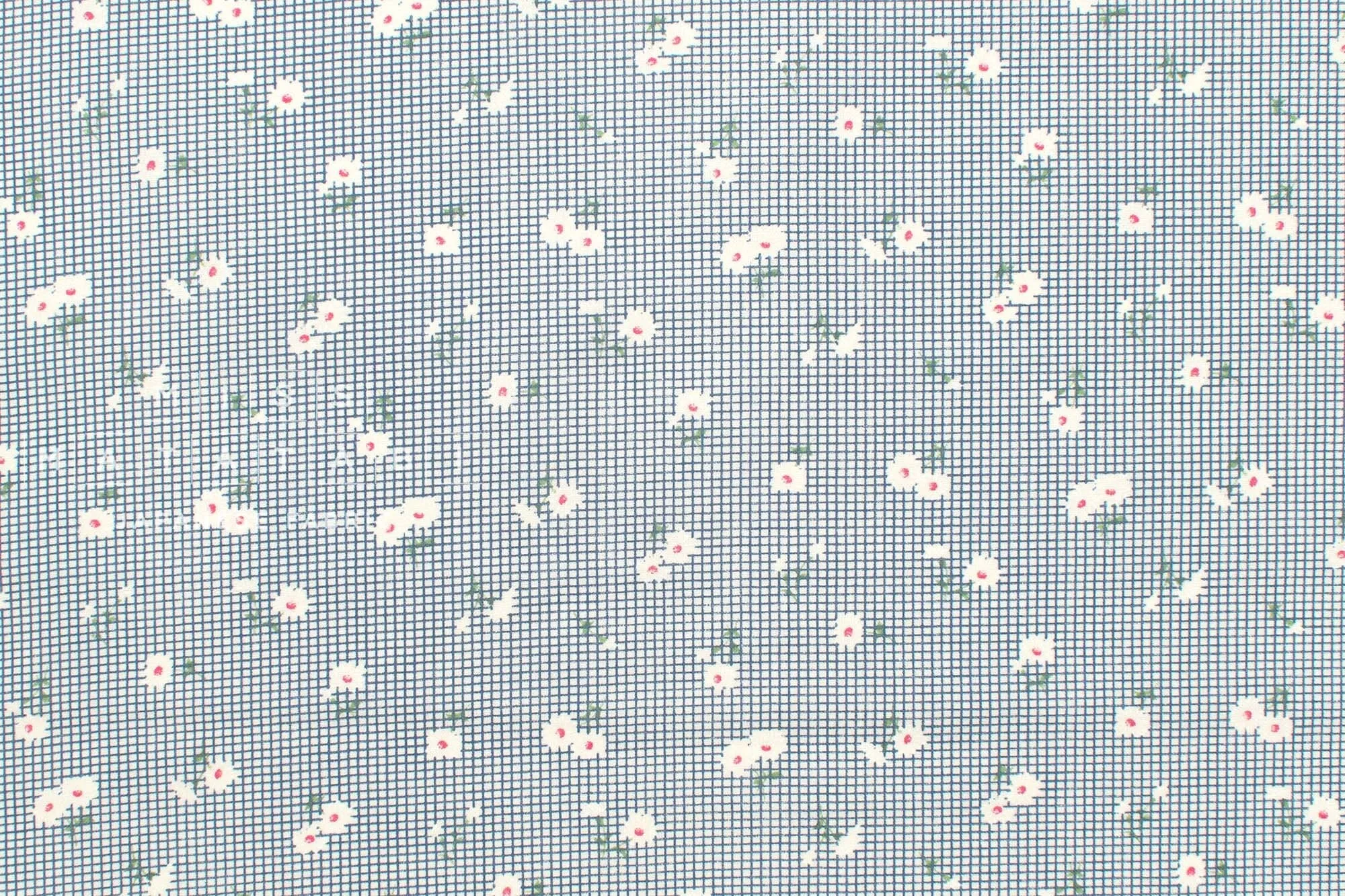 Daisy Grid - blue