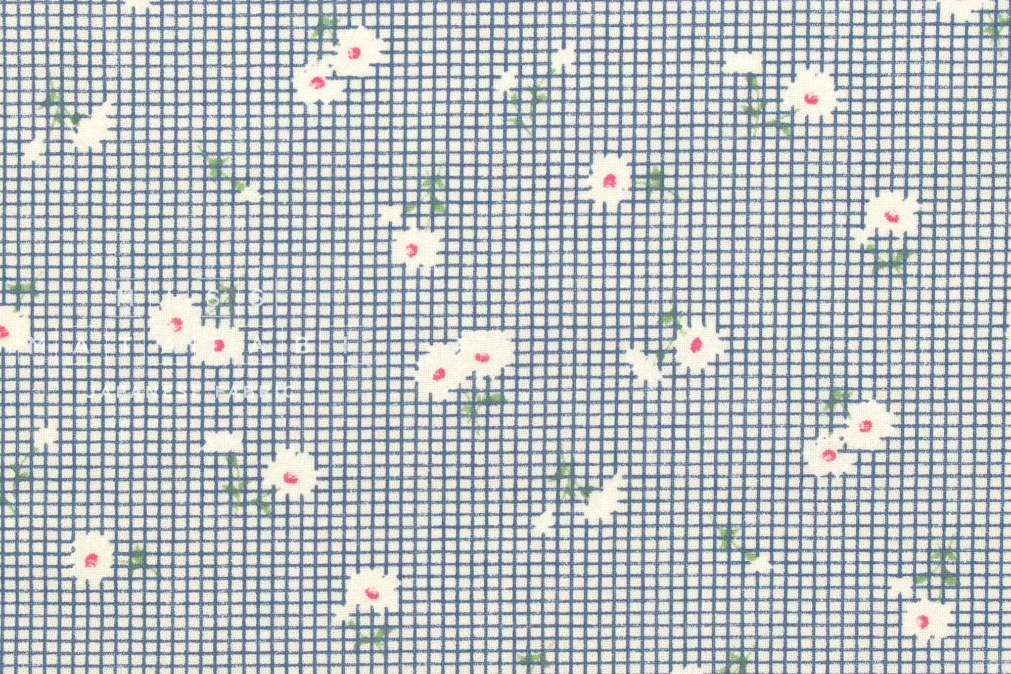 Daisy Grid - blue