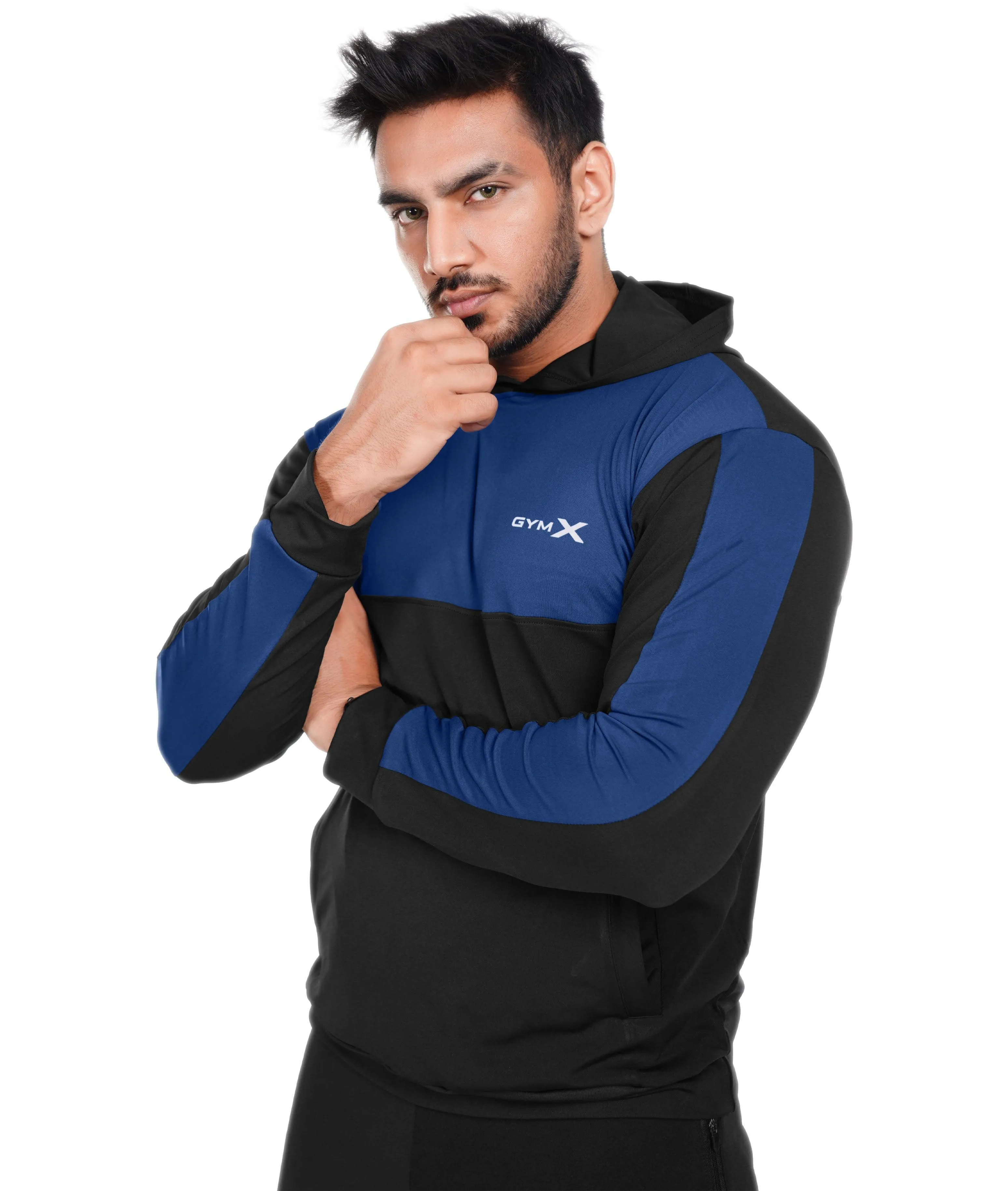 Dual Edition GymX Pullover: Electric Blue - Sale