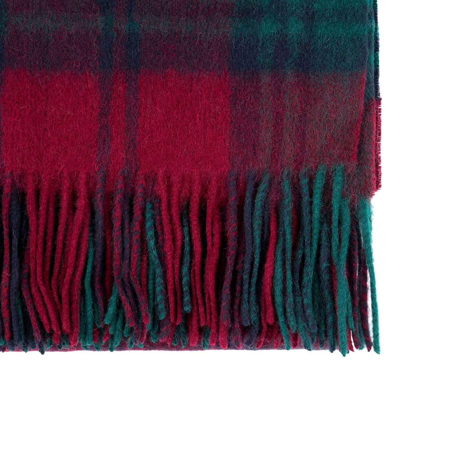 Edinburgh Lambswool Long Tartan Cape Lindsay