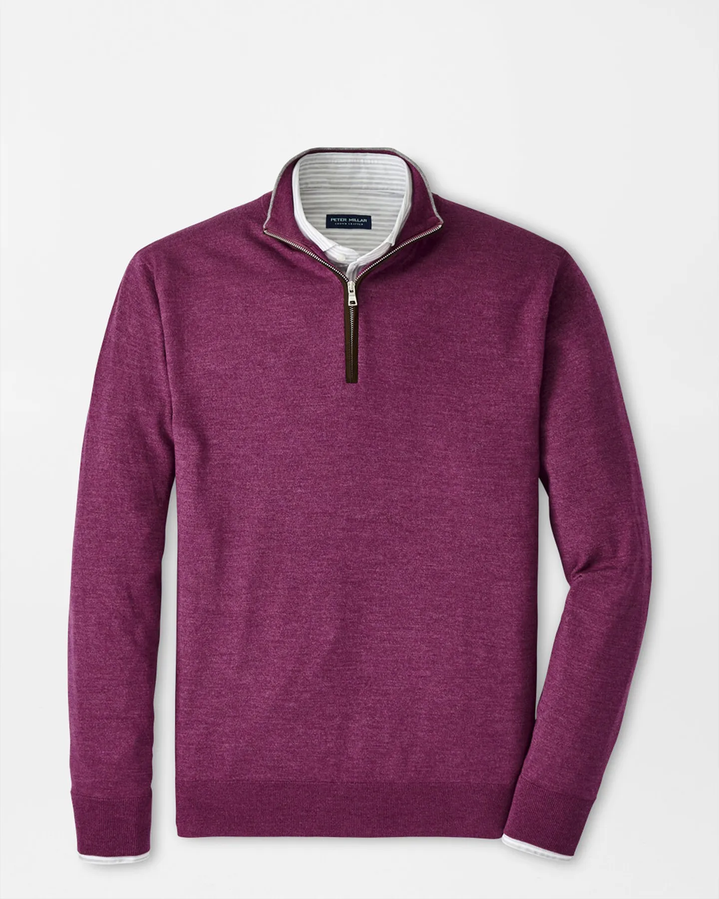 EXCURSIONIST FLEX 1/4 ZIP SWEATER - MERLOT