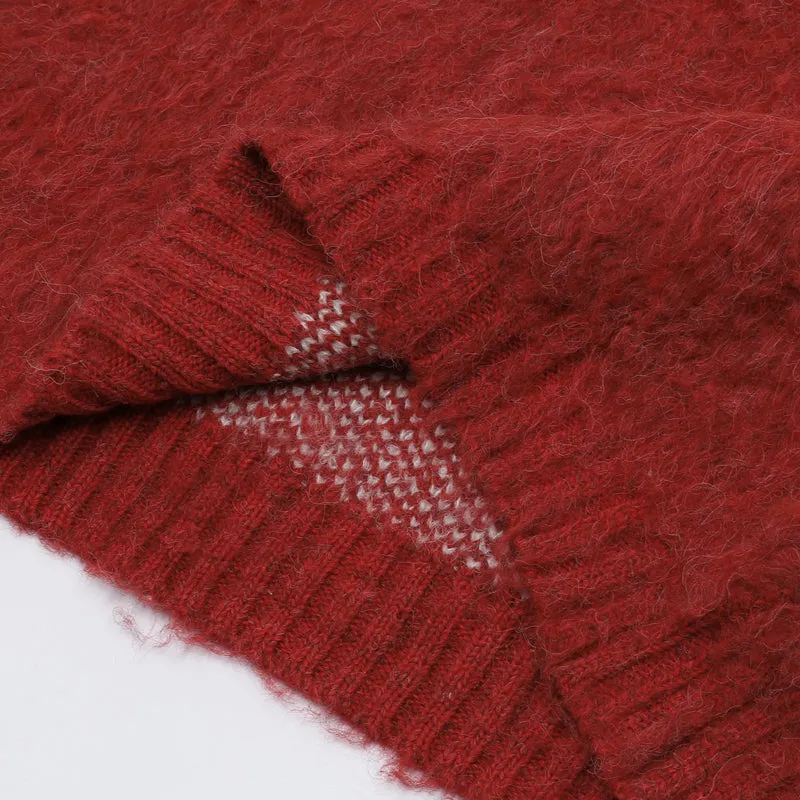 Faire Echo Red Snake Year Knit Sweater