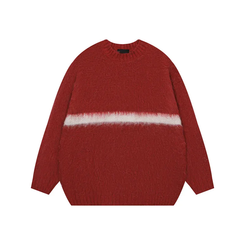 Faire Echo Red Snake Year Knit Sweater