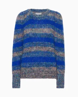 Fifi Striped Pullover | Blue Blend