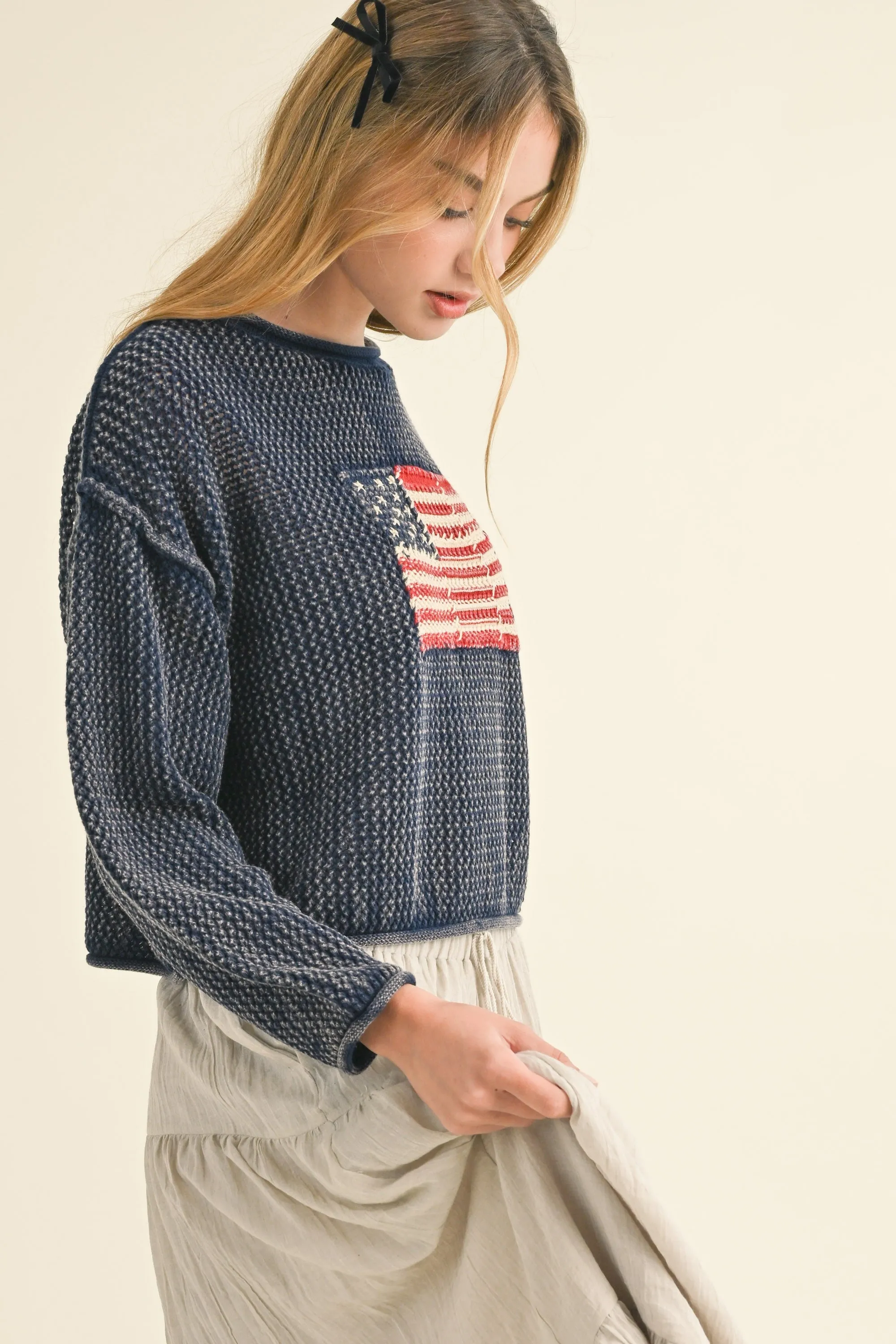 Flag Knitted Sweater