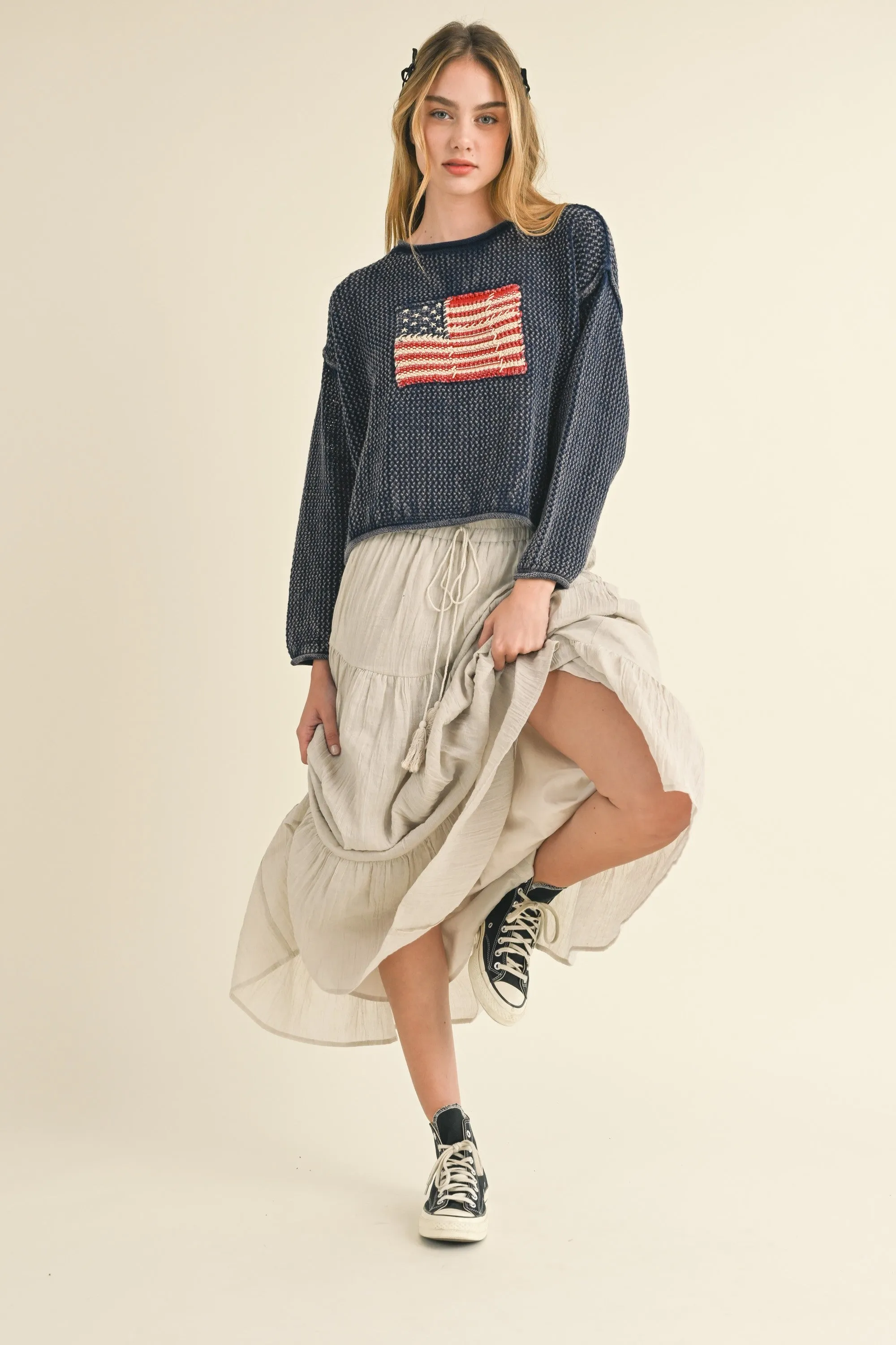 Flag Knitted Sweater