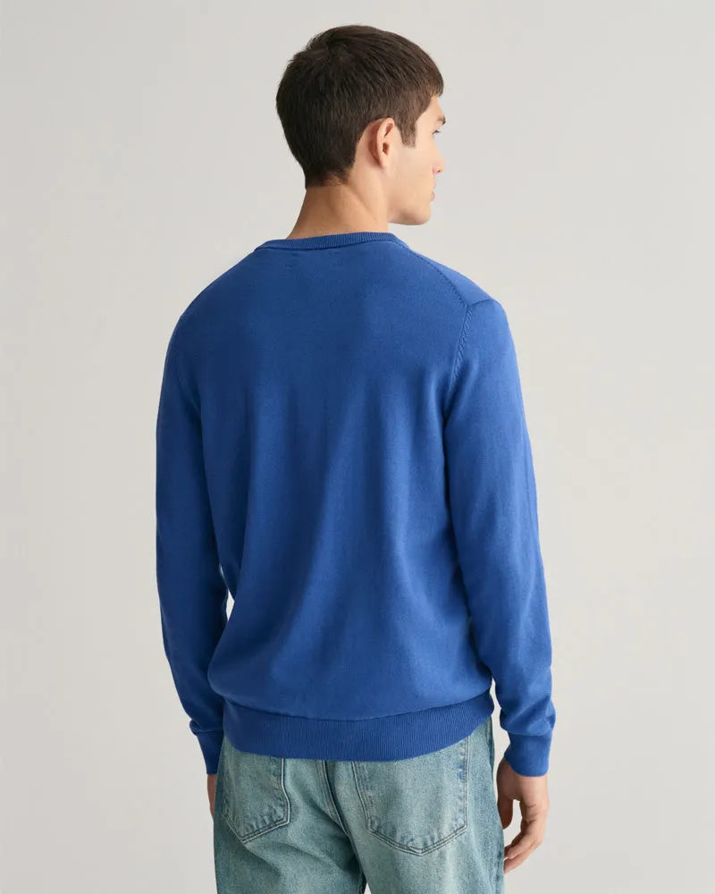 Gant Classic Cotton Crew Neck Sweater