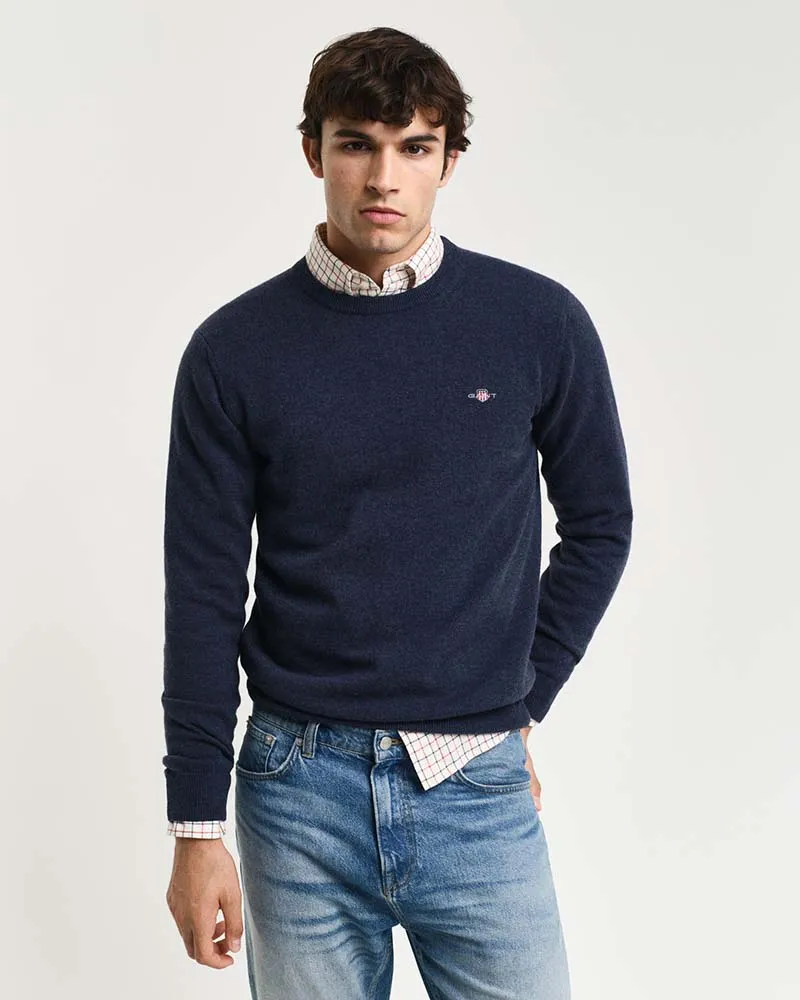 Gant Clothing Superfine Lambswool Crew Neck