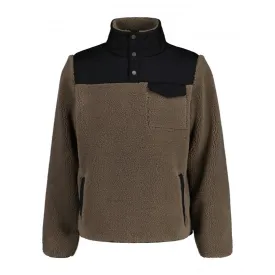 GANT Desert Brown Fleece Button Jacket for Men - Style 2067006, Cozy & Stylish Outerwear