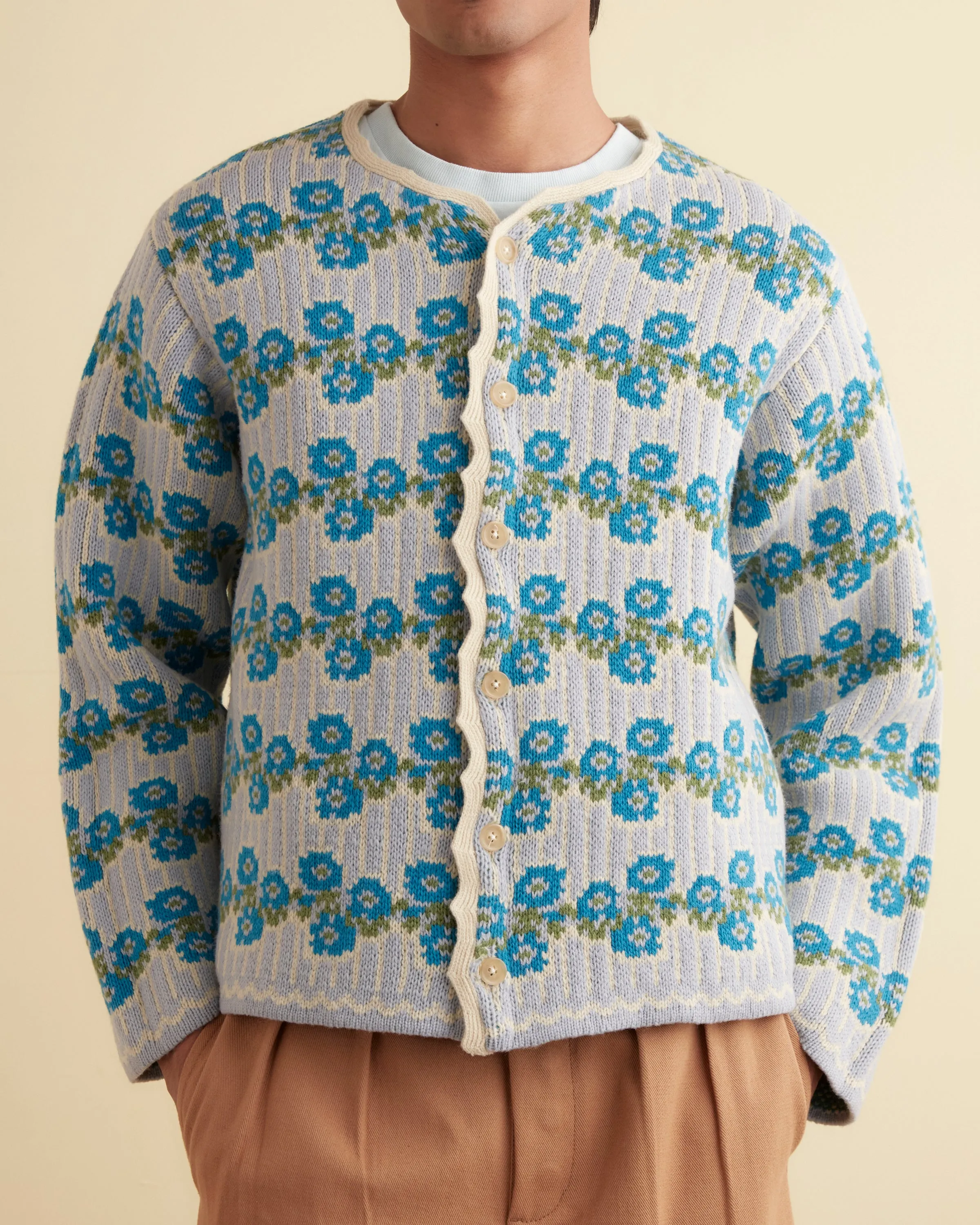 Garden Cardigan - Blue Multi