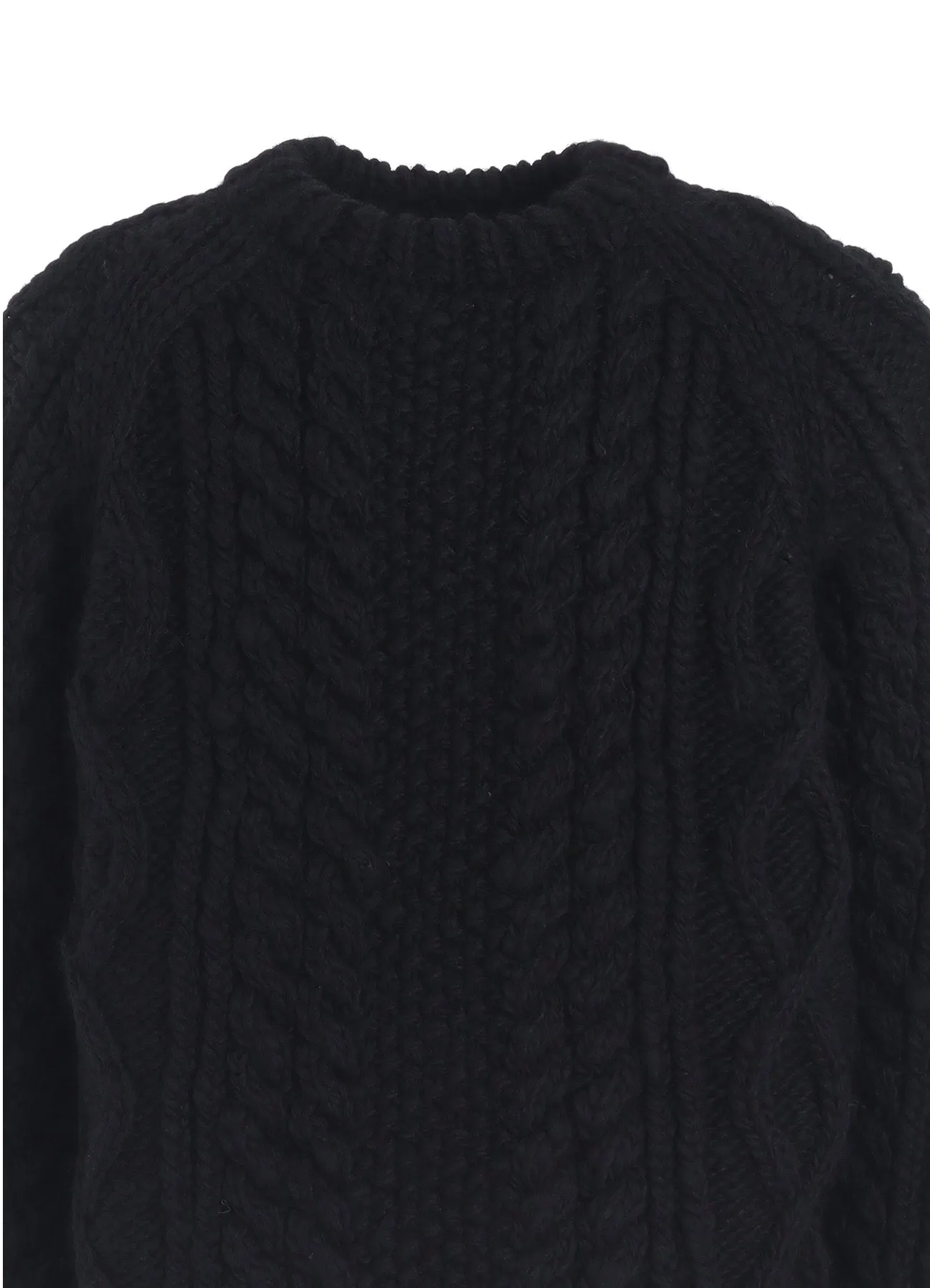 HAND-KNITTED ARAN KNIT