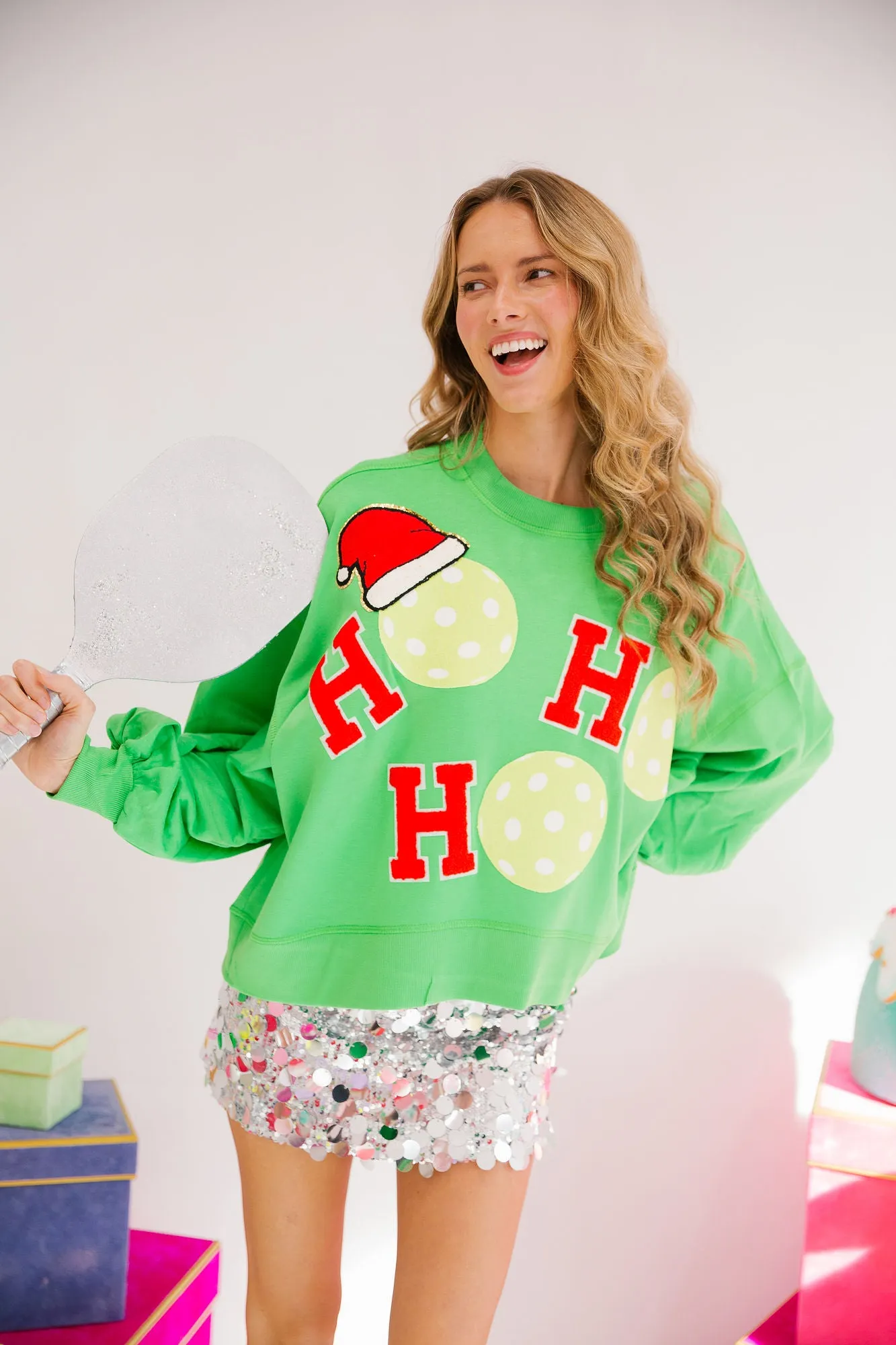 HO HO HO PICKLEBALL PULLOVER