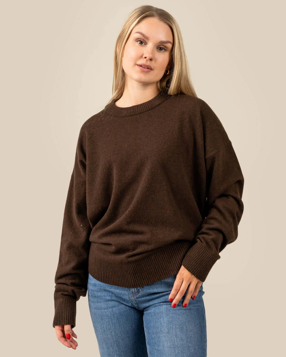 Huurre Unisex Sweater Brown