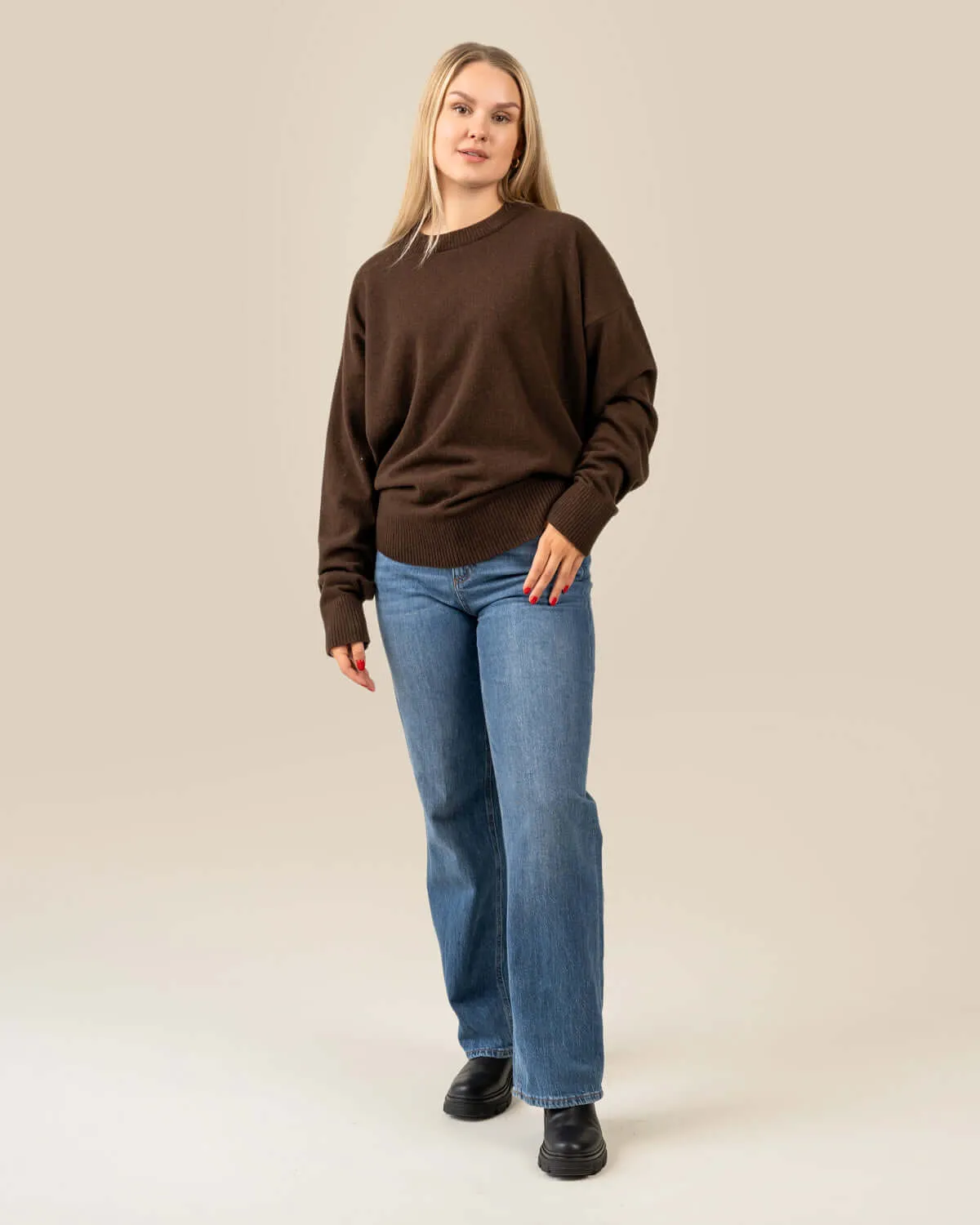 Huurre Unisex Sweater Brown