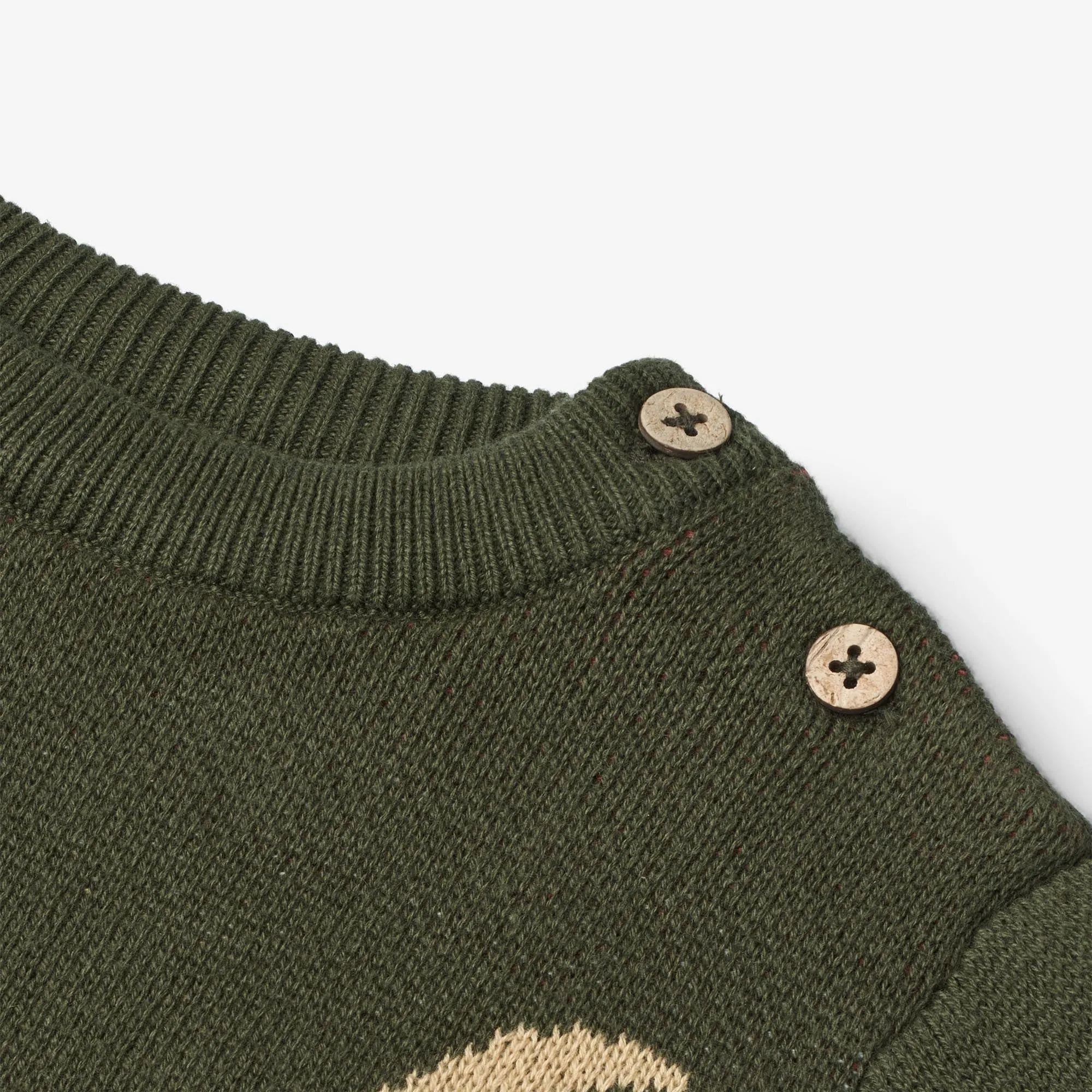 Jacquard Pullover Rocket | Baby - forest night