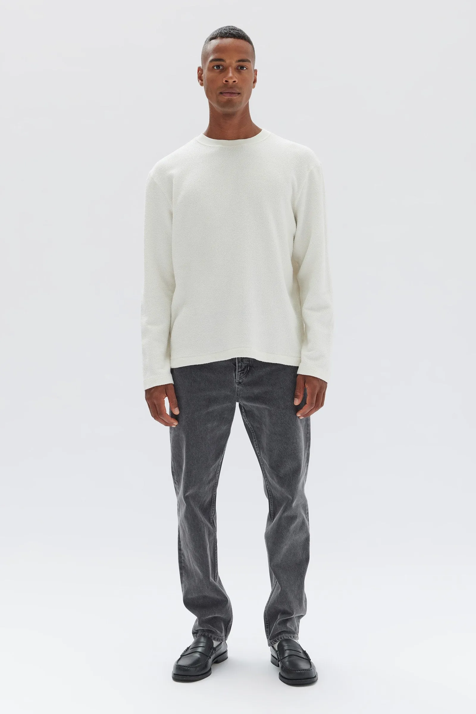 Jeremy Textured Long Sleeve Tee