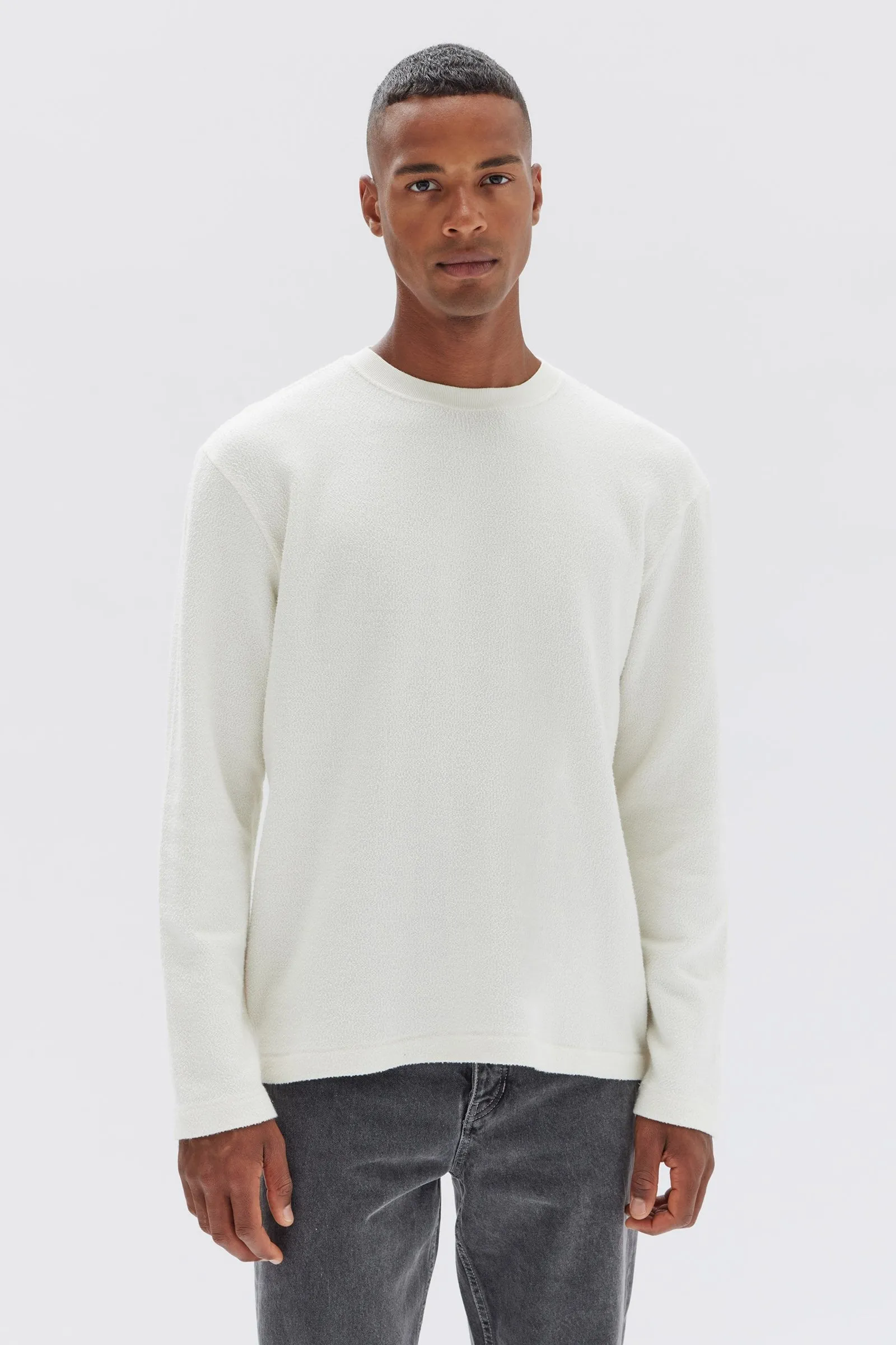 Jeremy Textured Long Sleeve Tee