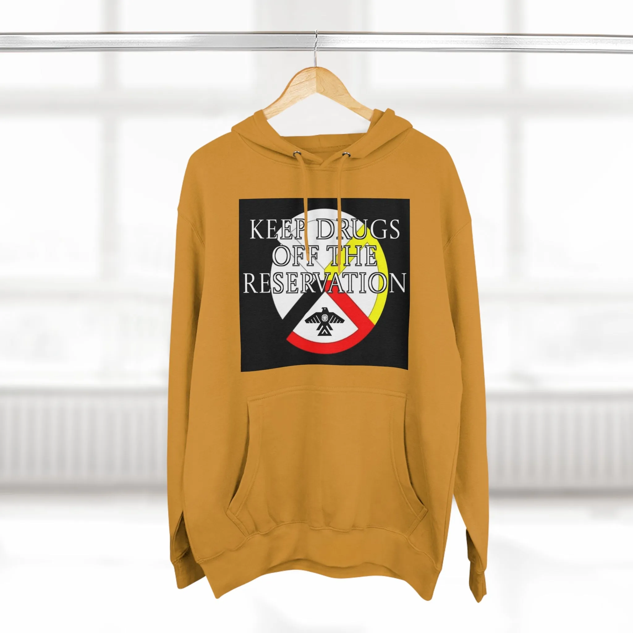 (Keep drugs off the Rez) Unisex Premium Pullover Hoodie