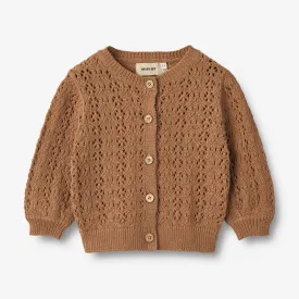 Knit Cardigan Celia | Baby - caramel