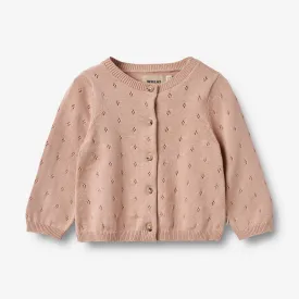 Knit Cardigan Maia | Baby - moonlight rose