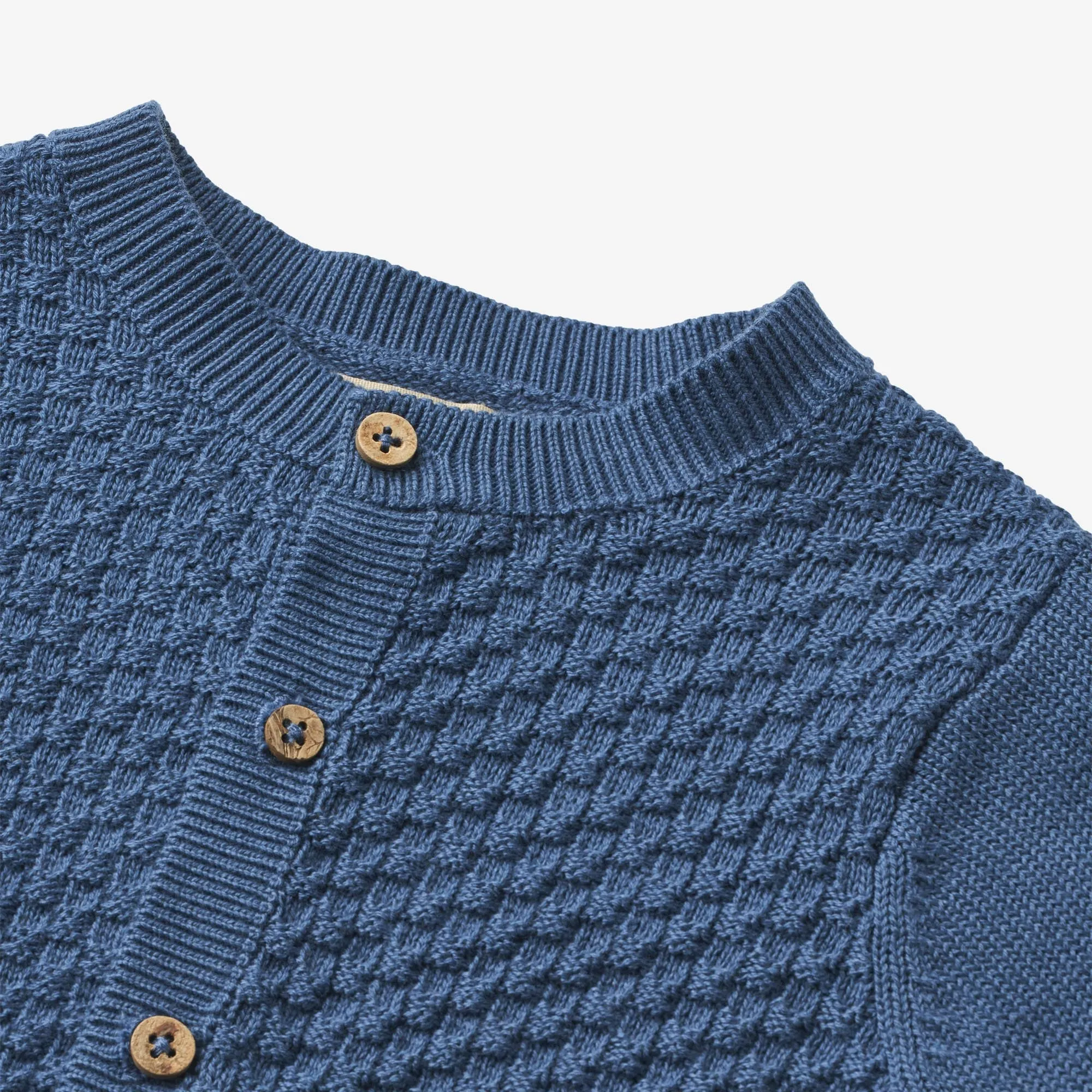 Knit Cardigan Siggi - deep ocean