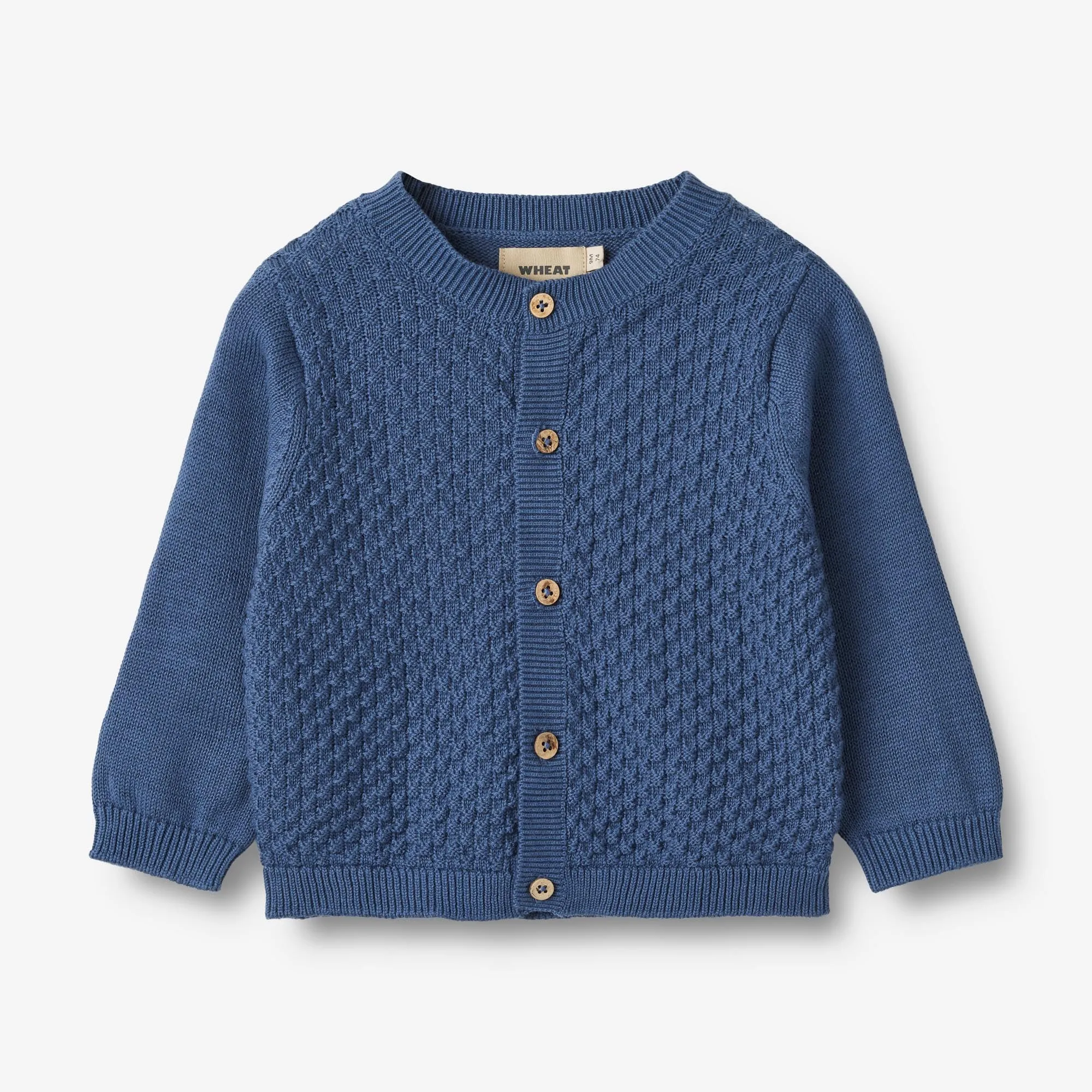 Knit Cardigan Siggi - deep ocean