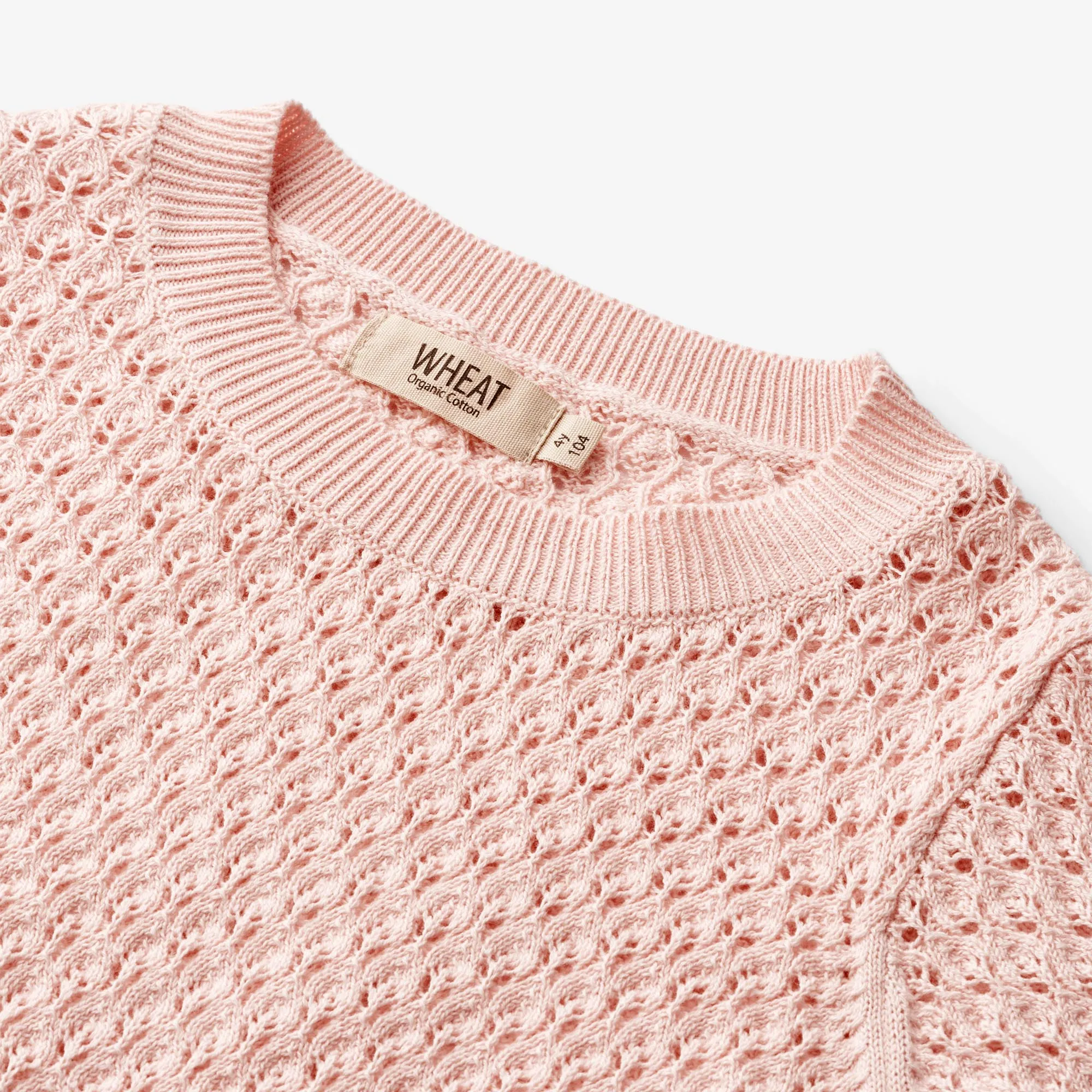 Knit Top S/S Alva - rose ballet