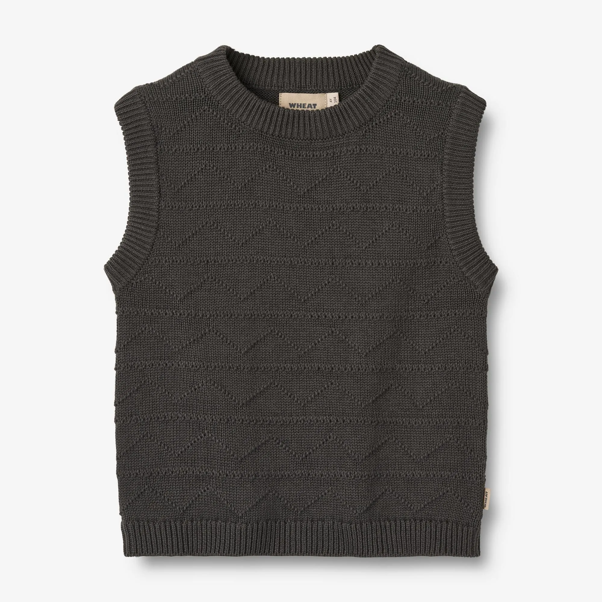 Knit Vest Bobby - raven