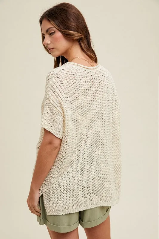 Lightweight Open Knit Sweater