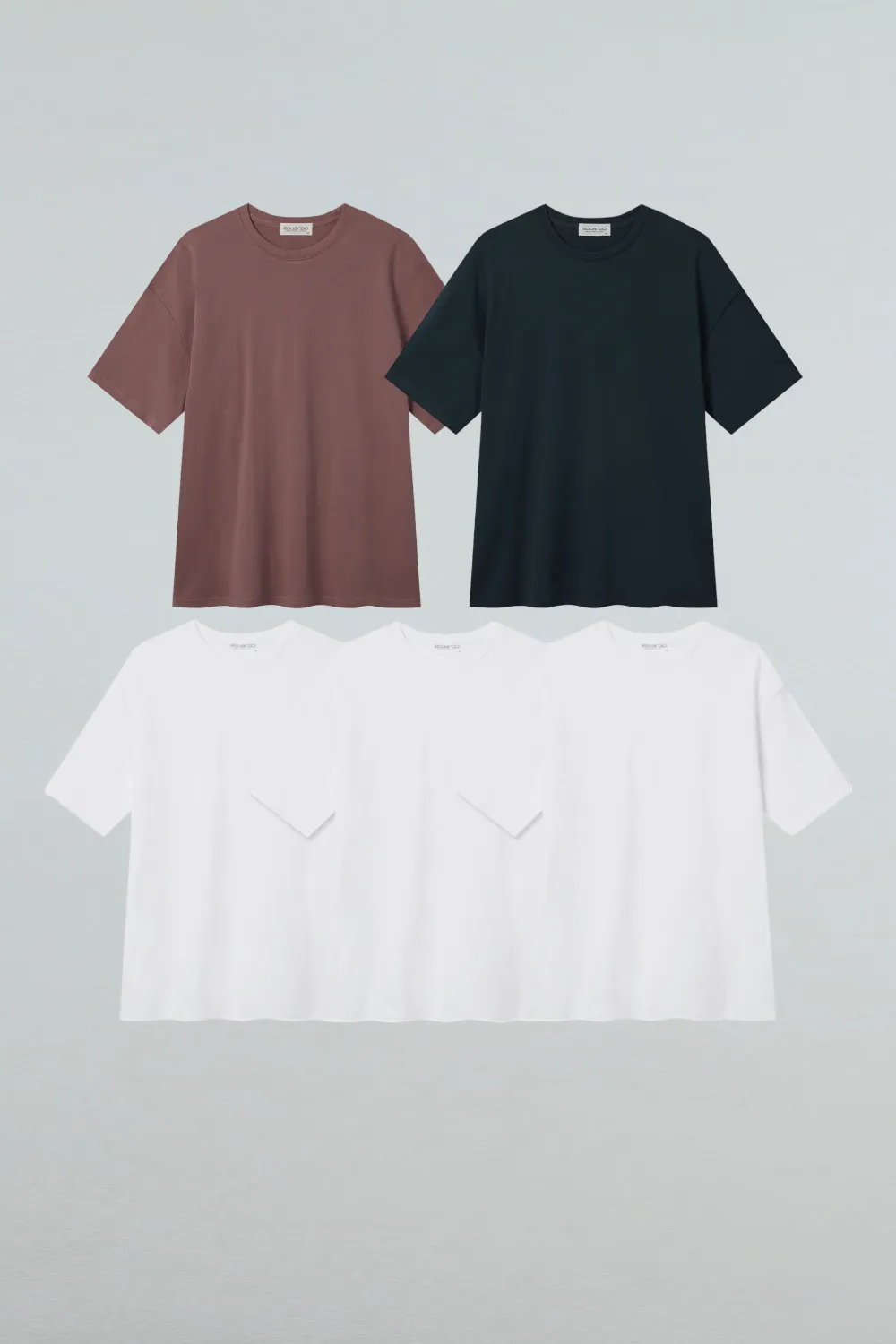 Luxe Comfort, Cotton Modal Blend Anyone Over Fit Short Sleeve T-Shirt Second Collection