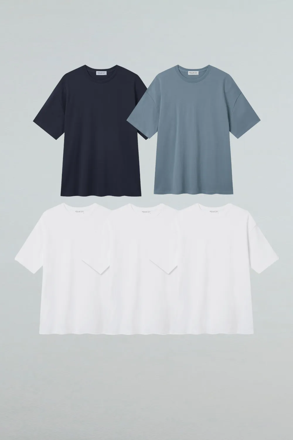 Luxe Comfort, Cotton Modal Blend Anyone Over Fit Short Sleeve T-Shirt Second Collection