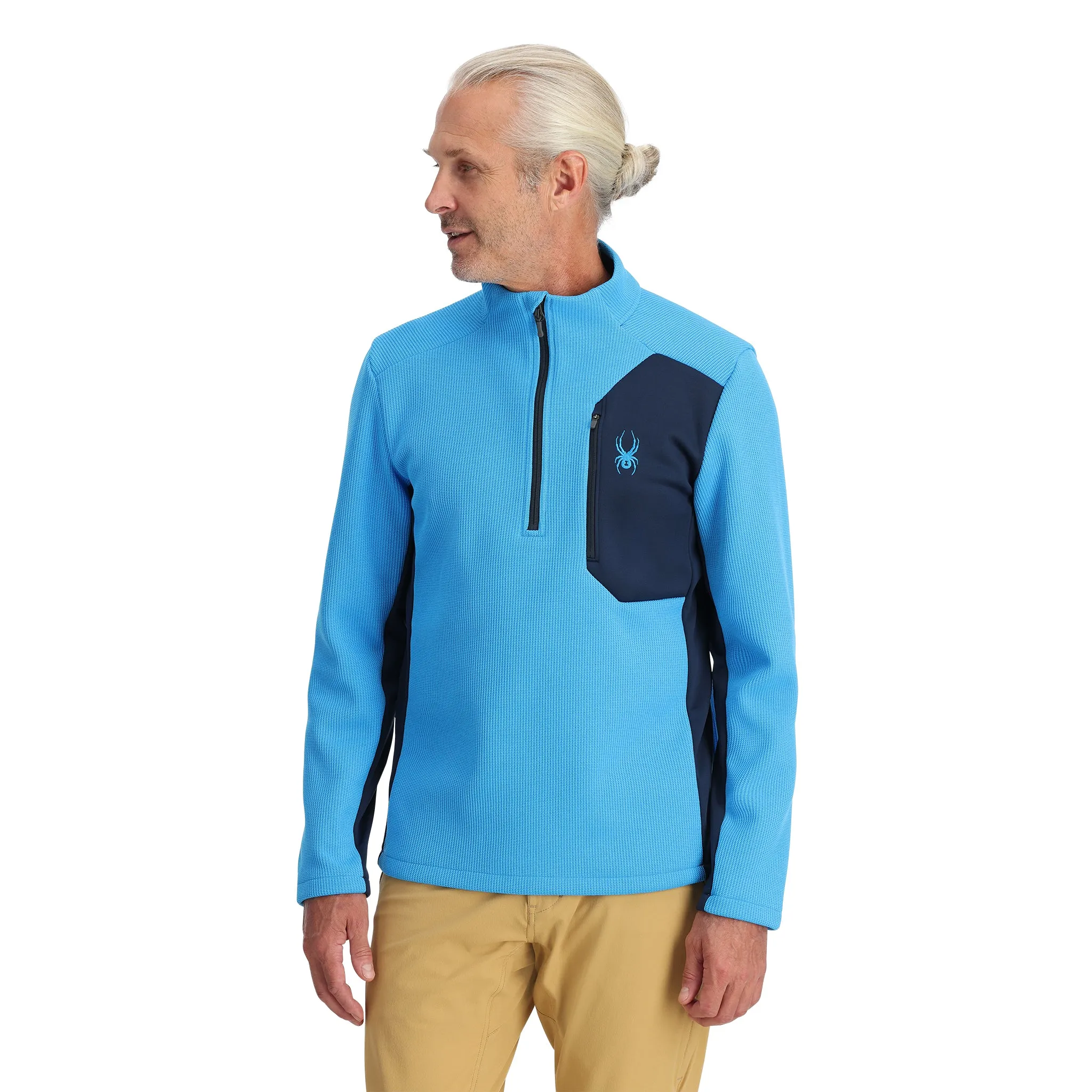 Mens Bandit Half Zip - Aether Blue