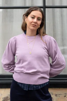 Minus Liva Long Sleeve Soft Lilac Pullover