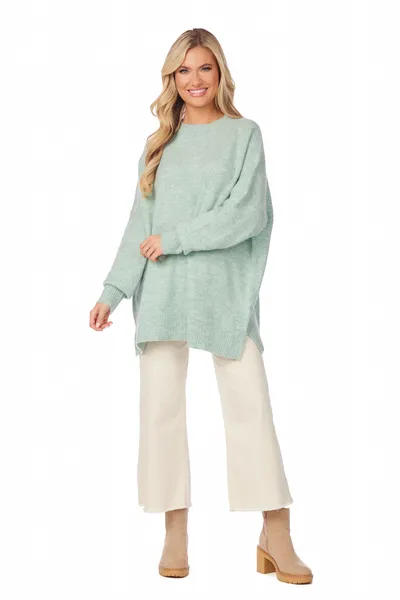 MONICA CREW NECK SWEATER BY MUD PIE