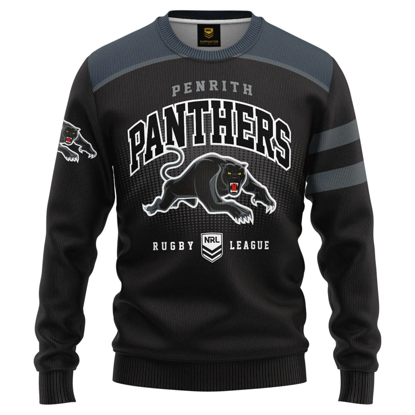 NRL Kids Ranger Pullover - Penrith Panthers - Infant Baby Child - Light Jumper